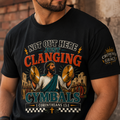 Not Out Here Just Clanging Cymbals Shirt | 1 Corinthians 13:1 Christian Graphic Tee | Faith Streetwear by Crowned By Grace