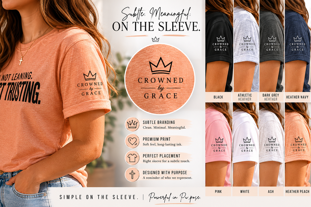 Christian Shirt Not Leaning Just Trusting Tee, Proverbs 3:5 Shirt, Faith Based Apparel, Trust God Shirt, Minimalist Christian Tee