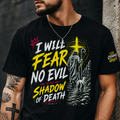 I Will Fear No Evil Christian T-Shirt | Psalm 23 Faith Shirt | He Is With Me Tee | Christian Streetwear | Bella Canvas 3001
