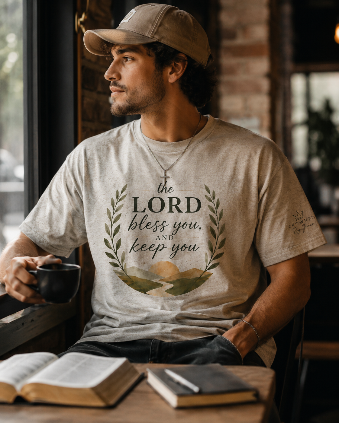 The Lord Bless You and Keep You Shirt | Numbers 6:24-26 Christian T-Shirt | Faith-Based Graphic Tee | Christian Gift | Bella Canvas 3001