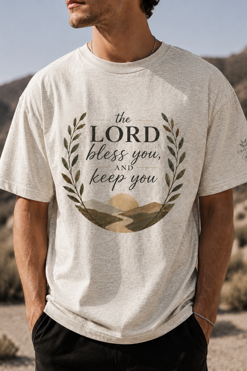 The Lord Bless You and Keep You Shirt | Numbers 6:24-26 Christian T-Shirt | Faith-Based Graphic Tee | Christian Gift | Bella Canvas 3001