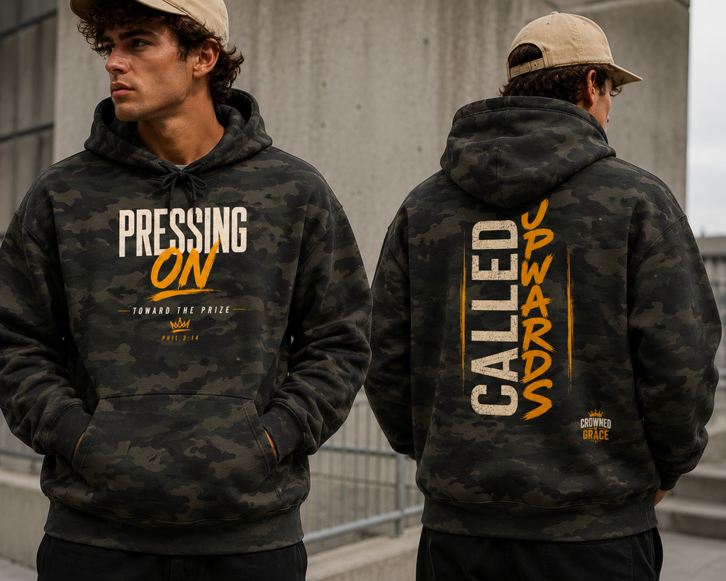 Pressing On Toward the Prize Hoodie | Philippians 3:14 | Christian Hoodie