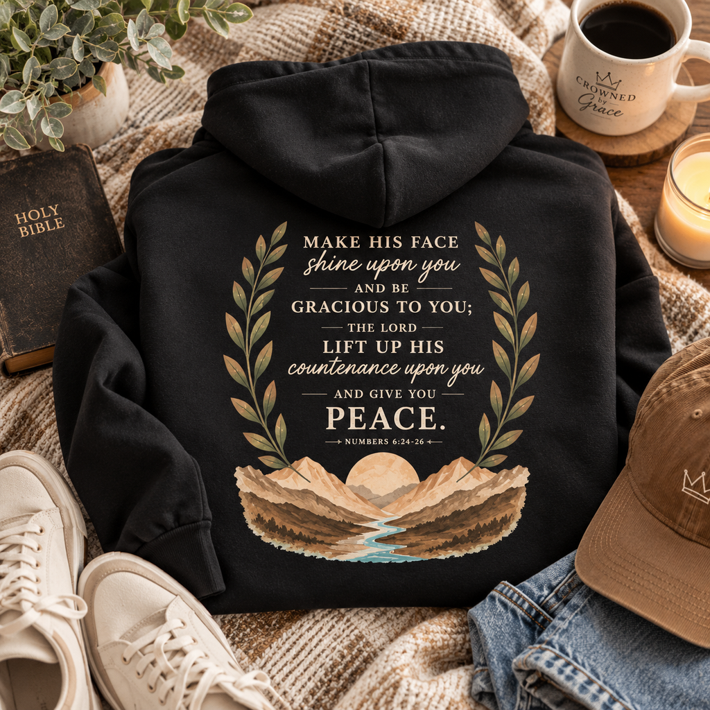The Lord Bless You & Keep You Zip Hoodie | Numbers 6:24–26